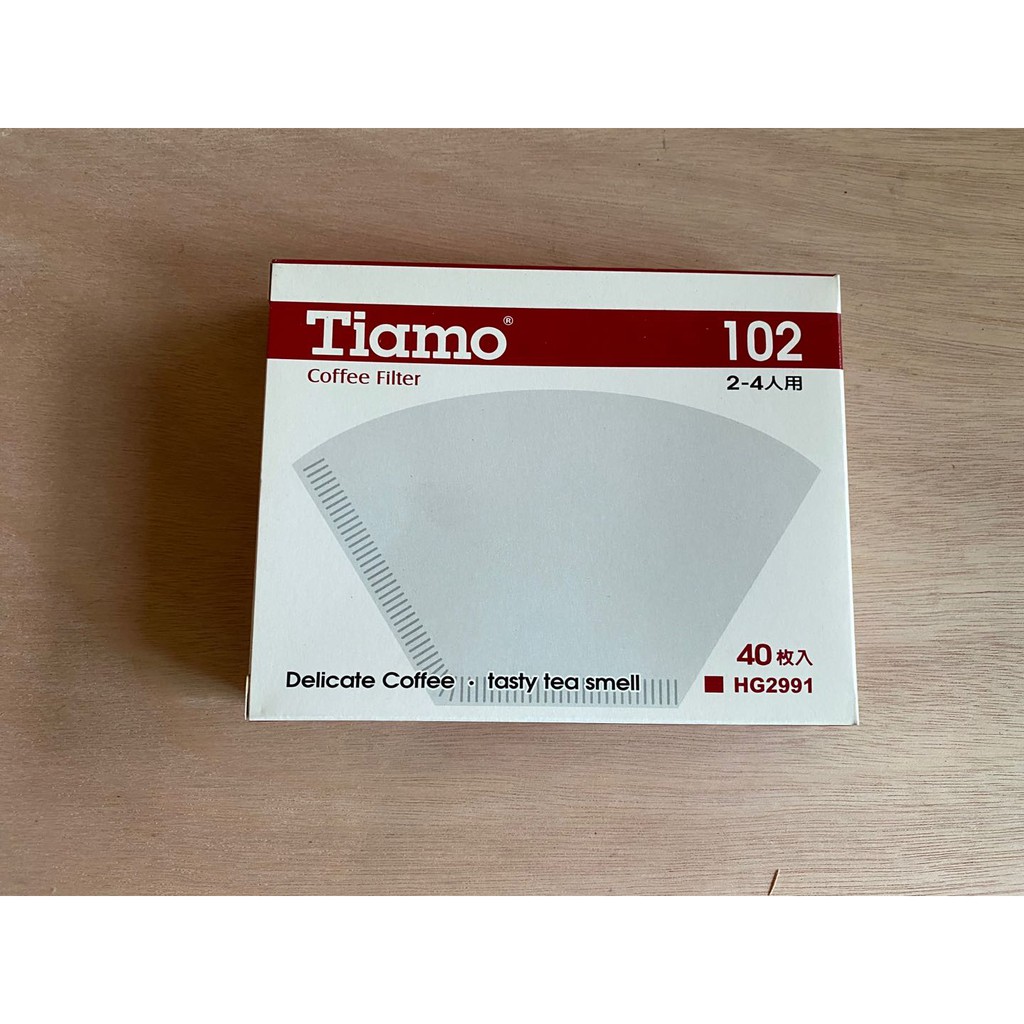 【知久道具屋】特價出清 Tiamo咖啡濾紙 2-4cup HG2991 40入裝