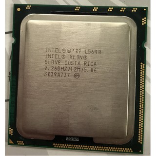 Intel Xeon CPU L5640 12M Cache、2.26 GHz、5.86 GT/s
