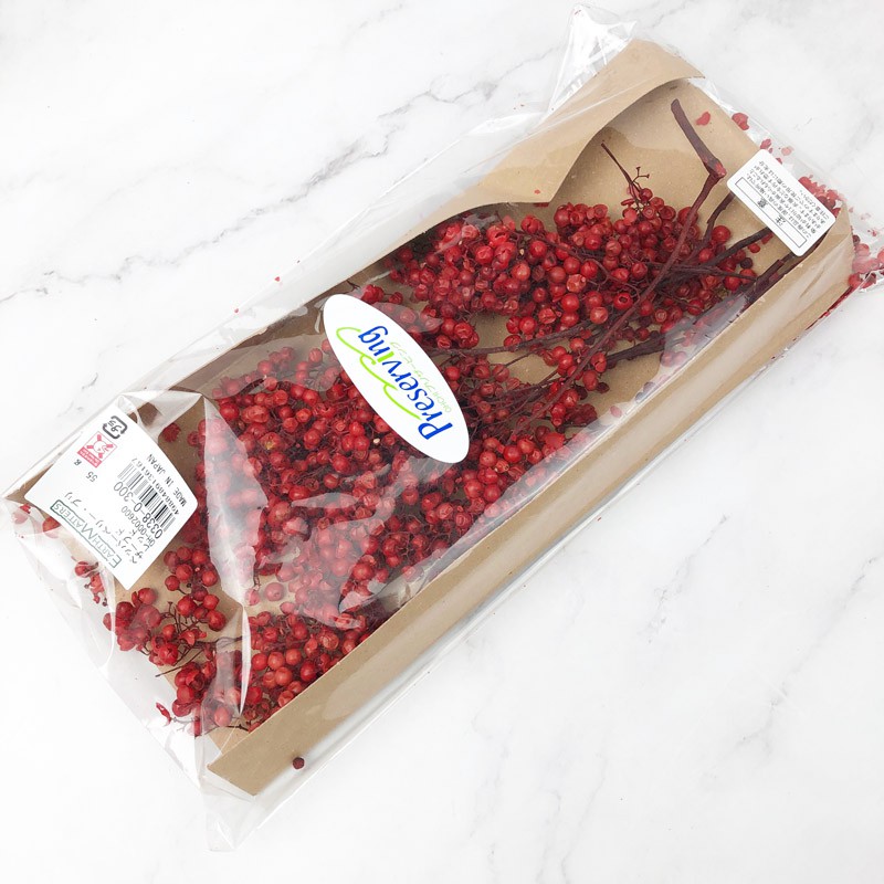 日本進口大地農園 胡椒果胡椒漿果不凋花材 乾燥花圈乾燥花束節日花束捧花頭花 蝦皮購物