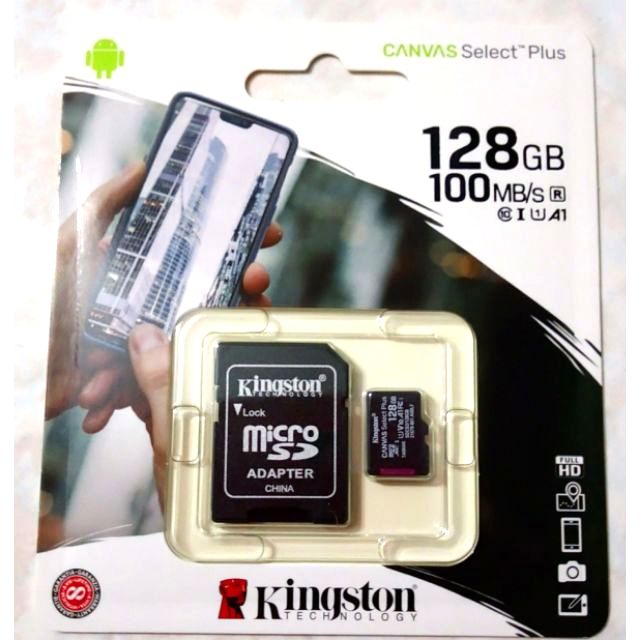 新款100M 金士頓128G記憶卡 Kingston 128G記憶卡 c10 100M microSD