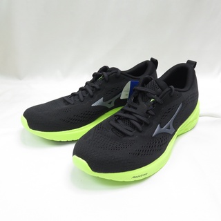 Mizuno WAVE REVOLT 2 男款 一般型 慢跑鞋 J1GC218153 黑x綠【iSport愛運動】