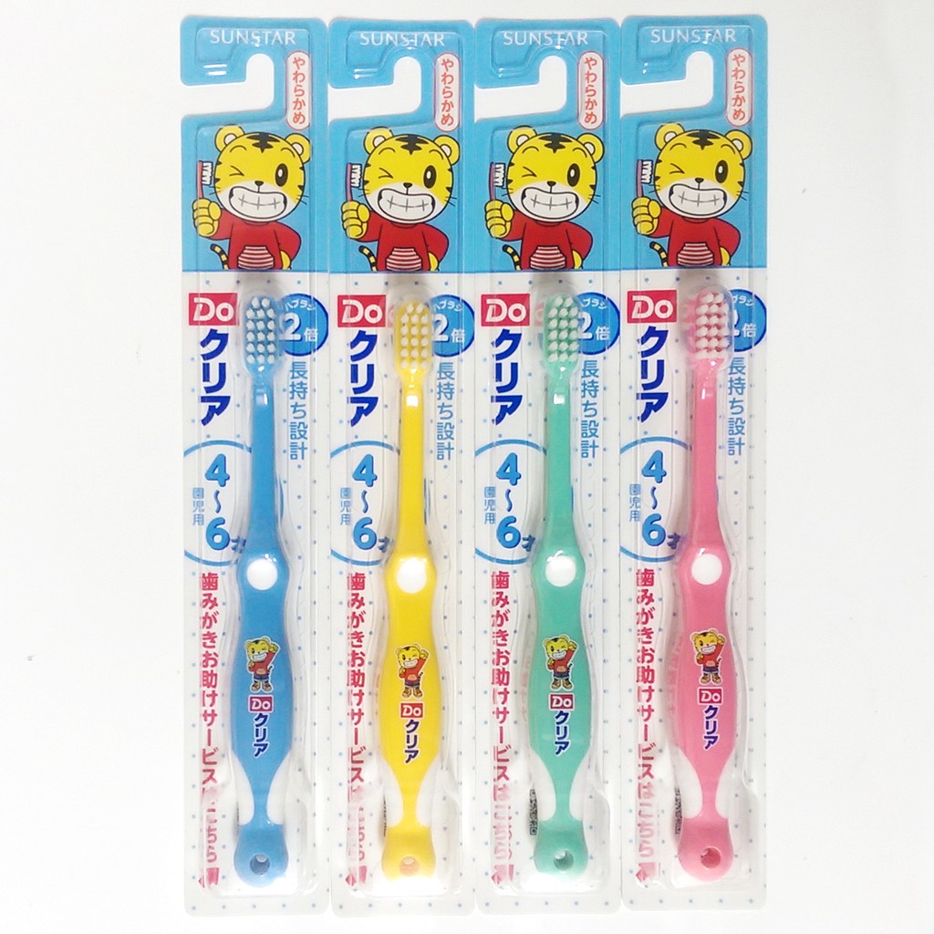 日本 SUNSTAR 巧虎牙刷 兒童牙刷 軟刷毛三階段4~6歲(隨機出貨)
