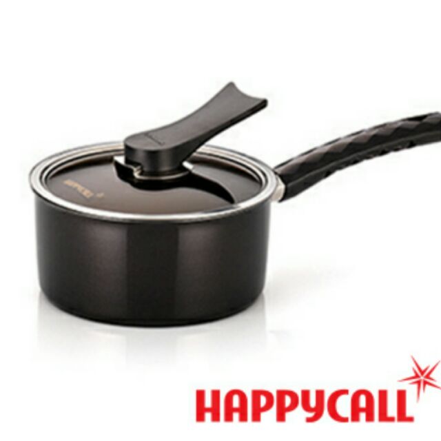 全新，韓國HAPPYCALL李英愛鑽石不沾單柄湯鍋-16CM，只剩最後一個現貨，售完不補喔！