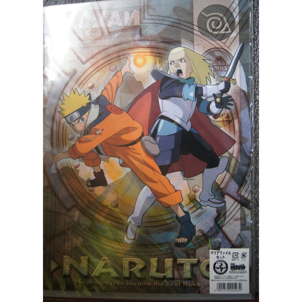 火影忍者naruto劇場版 大激突 夢幻的地底遺跡文件資料夾日本製兩入 蝦皮購物