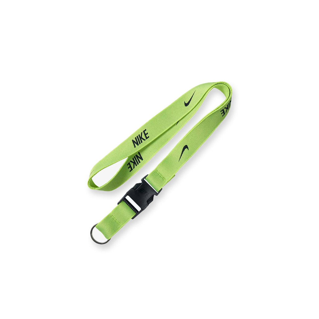 NIKE 識別證吊帶(掛帶 鑰匙圈 配件 螢光綠 NIA17710NS