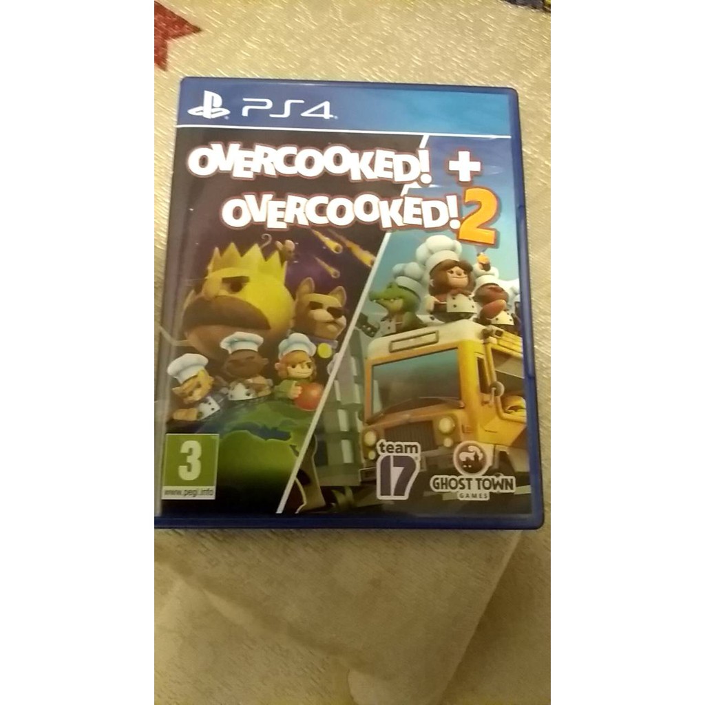 全新已拆封 PS4 煮過頭 1+2 合輯 煮過頭 2 Overcooked 2 中文版