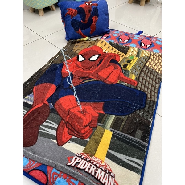 【現貨】蜘蛛人 睡袋 枕頭 棉被 床單 威漫 復仇者 蜘蛛俠 迪士尼 Disney 復仇者聯盟 幼稚園 專用
