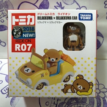 Tomica 多美2018新車貼R07 Rilakkuma Car 拉拉熊