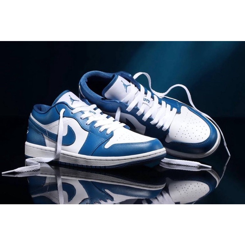 冉冉日貨Nike WMNS Air Jordan 1 Low DC0774-114 藍白 現貨28.5cm在台