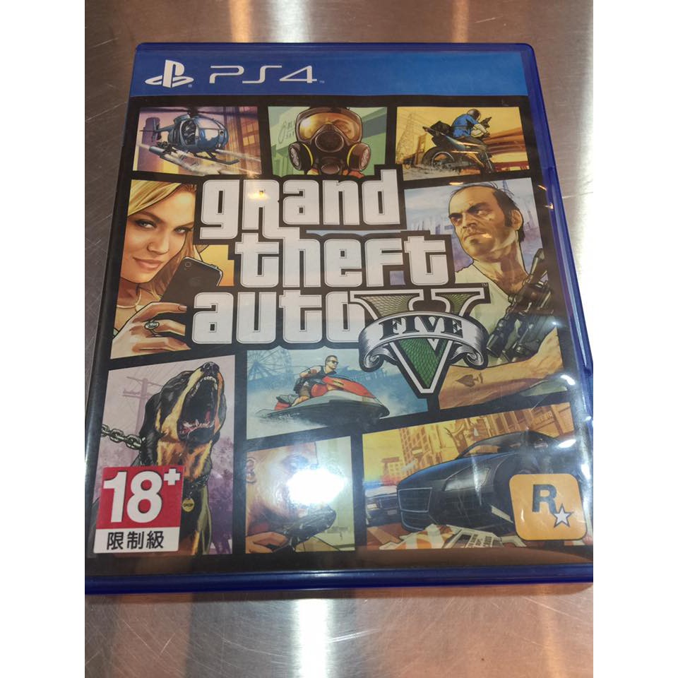 漫遊淇航 Ps4 2件免運 俠盜獵車手5 Gta5 中文版 蝦皮購物