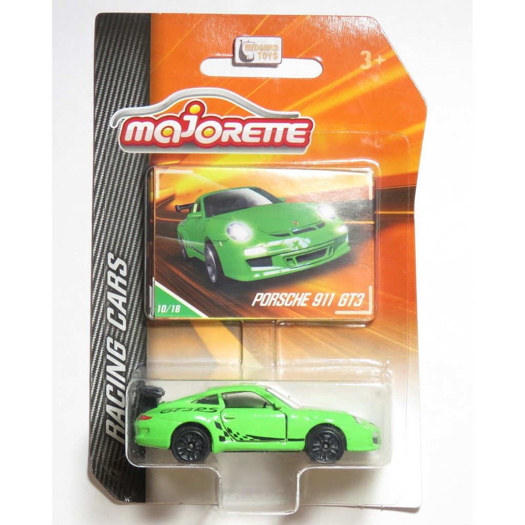 （卡司 正版現貨 ) 代理版 美捷輪小汽車 賽車款- PORSCHE 911 GT3 RS MAJORETTE 賽車