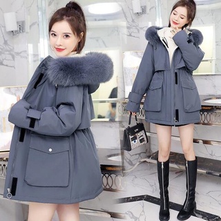 外套 風衣 上衣 S-2XL新款羽絨服女中長款顯瘦冬季棉衣外套TBF06-C.936.胖胖美依