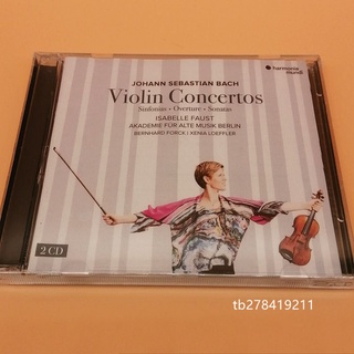 巴赫小提琴協奏曲集Isabelle Faust伊莎貝爾 弗斯特2CD 現貨