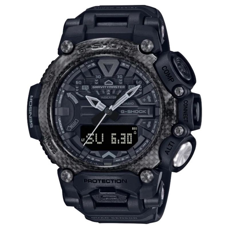 【原廠💯%公司貨】CASIO卡西歐 G-shock/黑色碳纖維藍芽錶/GR-B200-1B