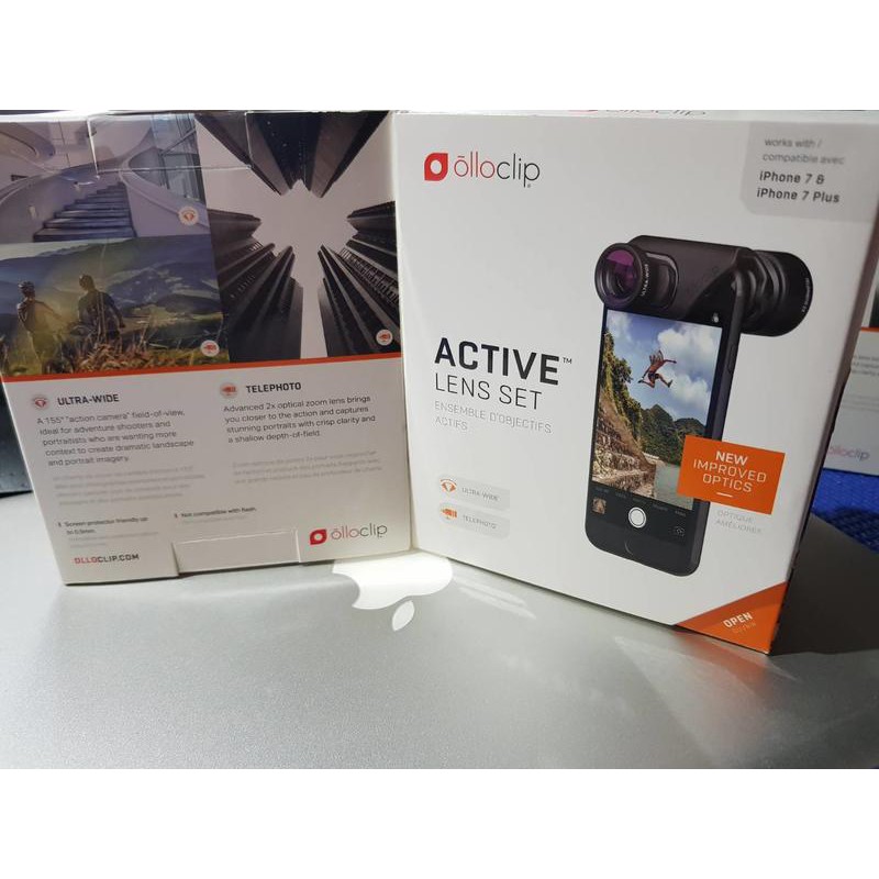 Olloclip Active Lens 超廣角&amp;長焦 專業兩用鏡頭 For iPhone 7/8 &amp; 7/8 Plus
