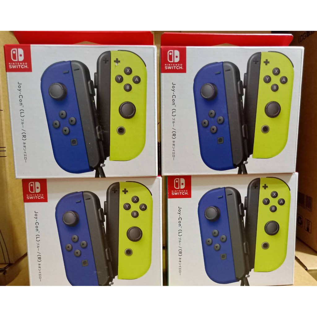 【0卡分期】 任天堂Switch NS JoyCon左右控制器-藍/黃 展碁公司貨 全新商品 switch手把