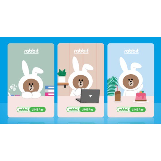 現貨 泰國 捷運BTS卡 Rabbit Line Pay 熊大卡 現貨 成人版 大人 Rabbit Card
