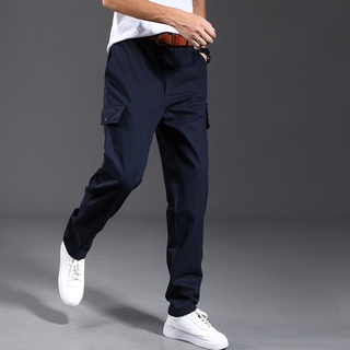 工裝褲 防割工作褲 工作褲男 L~4XL 2色 耐刮多口袋工裝長褲 工作褲 休閒長褲【臺灣現貨 防刀割款】