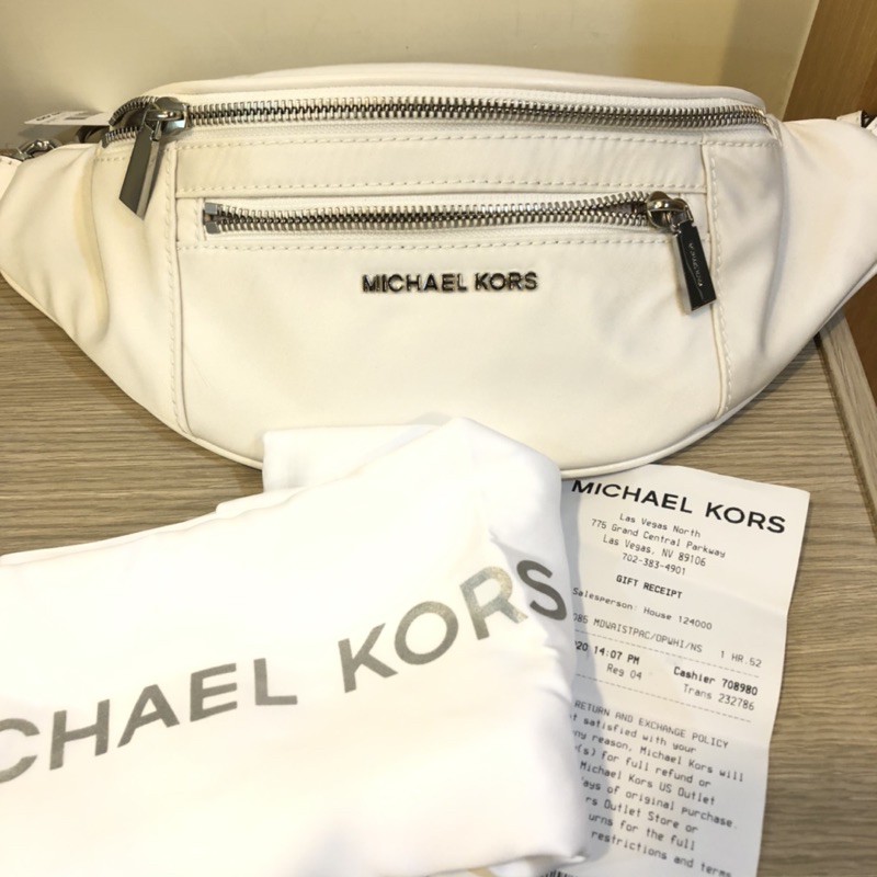 全新現貨💕 MICHAEL KORS正櫃款胸腰包/附防塵袋/實品拍攝/MK胸包