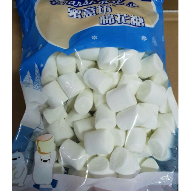 一郎蜜意坊特白棉花糖1000g 蝦皮購物