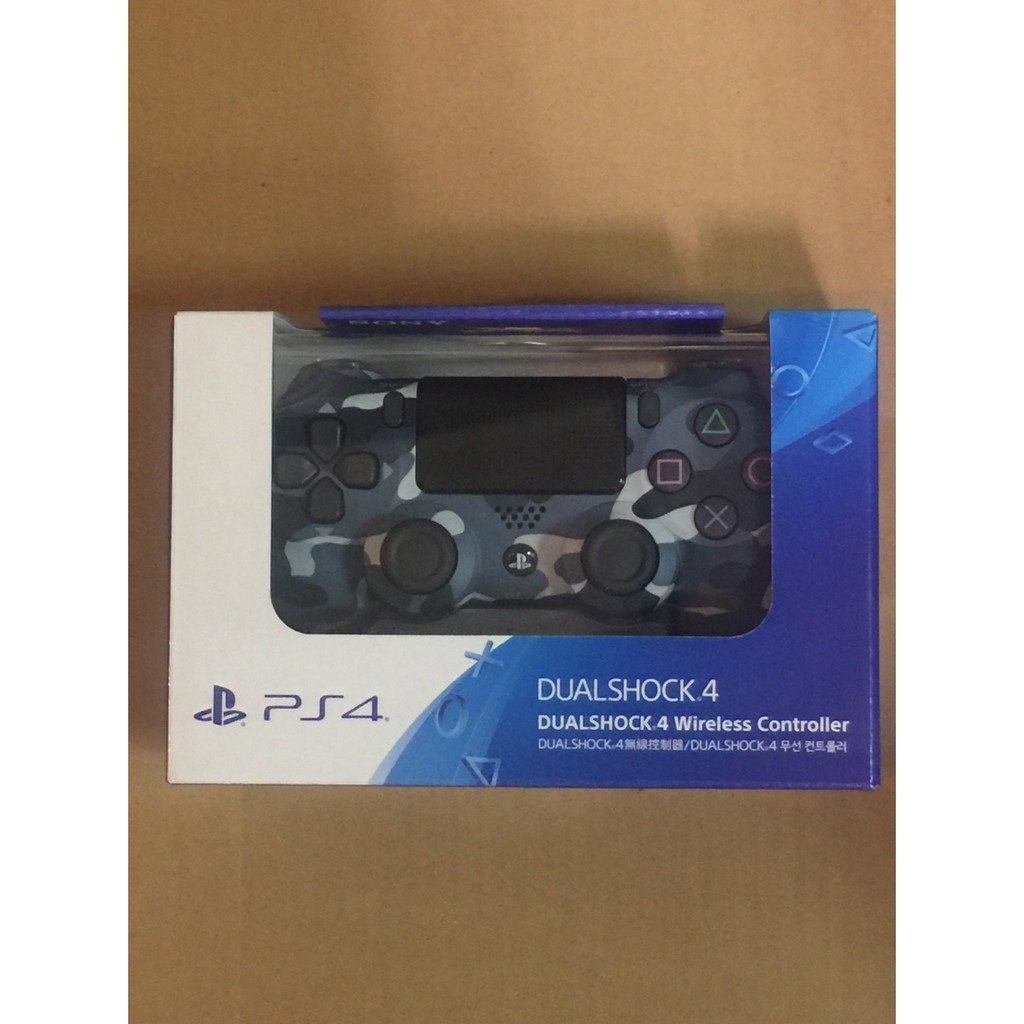 PS4 全新/現貨 PS4手把 無線控制器 迷彩藍 公司貨 4548736088955