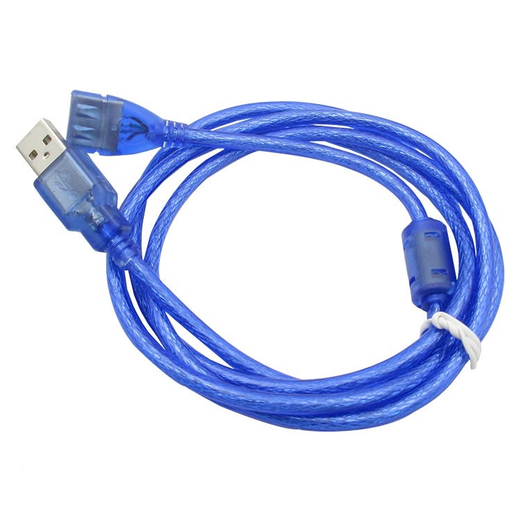 USB2.0數據線 USB延長線 公對母加密屏蔽層帶磁環 1.5M 3M