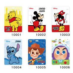 【King PLAZA】  迪士尼雙層證件套 直式 維尼 米奇 米妮 巴斯 胡迪 史迪奇 悠遊卡夾 票夾