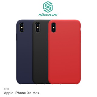 NILLKIN Apple iPhone Xs Max 感系列液態矽膠殼 軟套 保護殼 手機殼