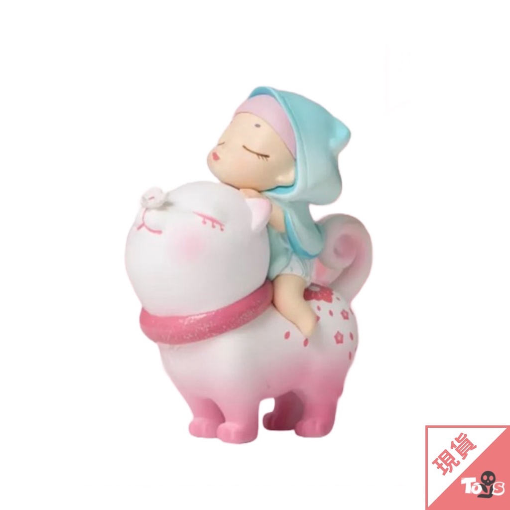 （現貨）可米生活 白夜童話 月明櫻花 系列盲盒 小豬 動物 兔子 粉色 盒玩 正版 盲抽 轉蛋 盒抽 玩具有毒