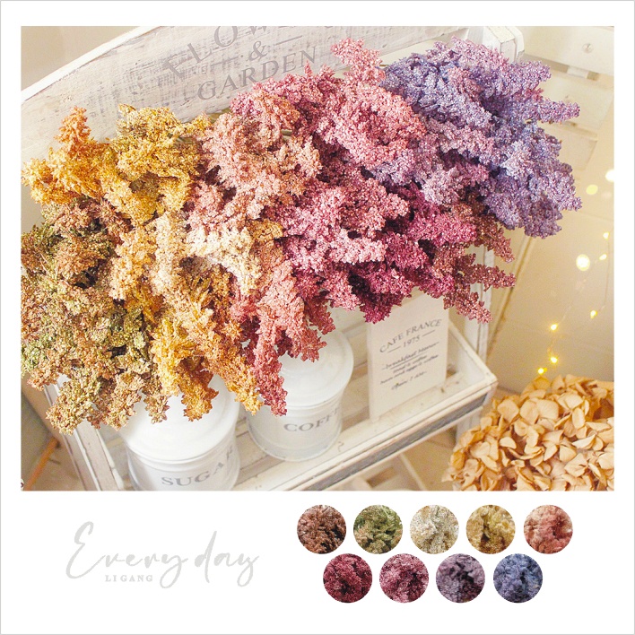 Cathy Zakka House 凱希生活 人造花仿真花 乾燥色系仿乾燥花穗小果 紫蘇花 高粱小米 紅藜麥串 配草花 蝦皮購物