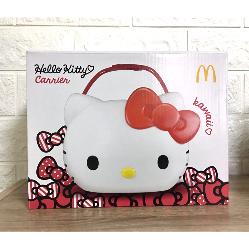 麥當勞 hello kitty 凱蒂貓 萬用提籃 置物籃  收納  車用  手提