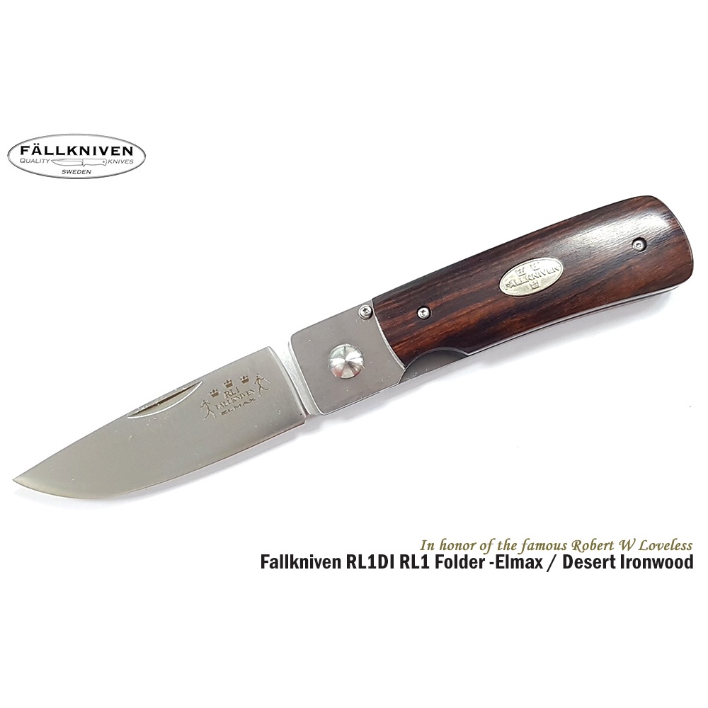 瑞典Fallkniven RL1di 折刀 - Elmax鋼 / 沙漠鐵木柄