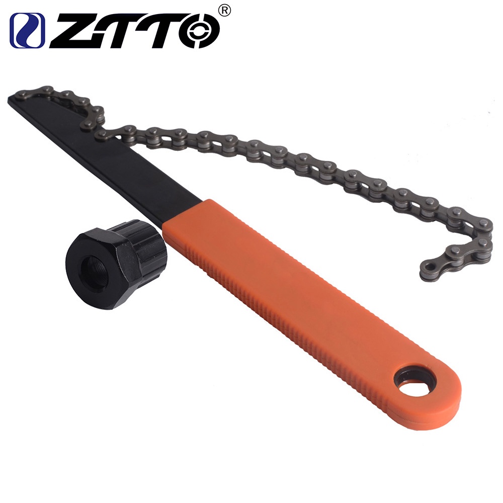 Ztto 高品質自行車自行車飛輪特納鏈鞭卡式鏈輪拆卸工具套件飛輪維修工具飛輪工具