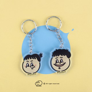 BOPOMOO family - 台灣製造 壓克力鑰匙圈 吊飾 吊環飾品 可愛角色 個性角色 卡通人物 MIT
