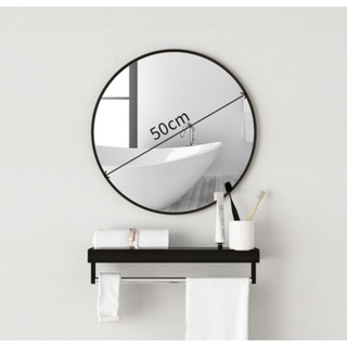 浴室鏡子 掛鏡 浴鏡衛浴鏡 裝飾鏡子 化妝鏡 50公分
