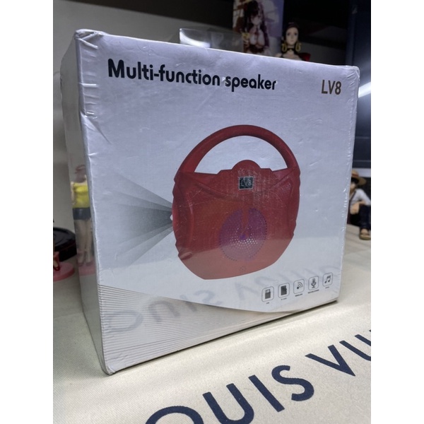 全新現貨 巨無霸 藍牙喇叭 Multi-function speaker LV8  手提LED炫光 藍芽音箱 手機支架
