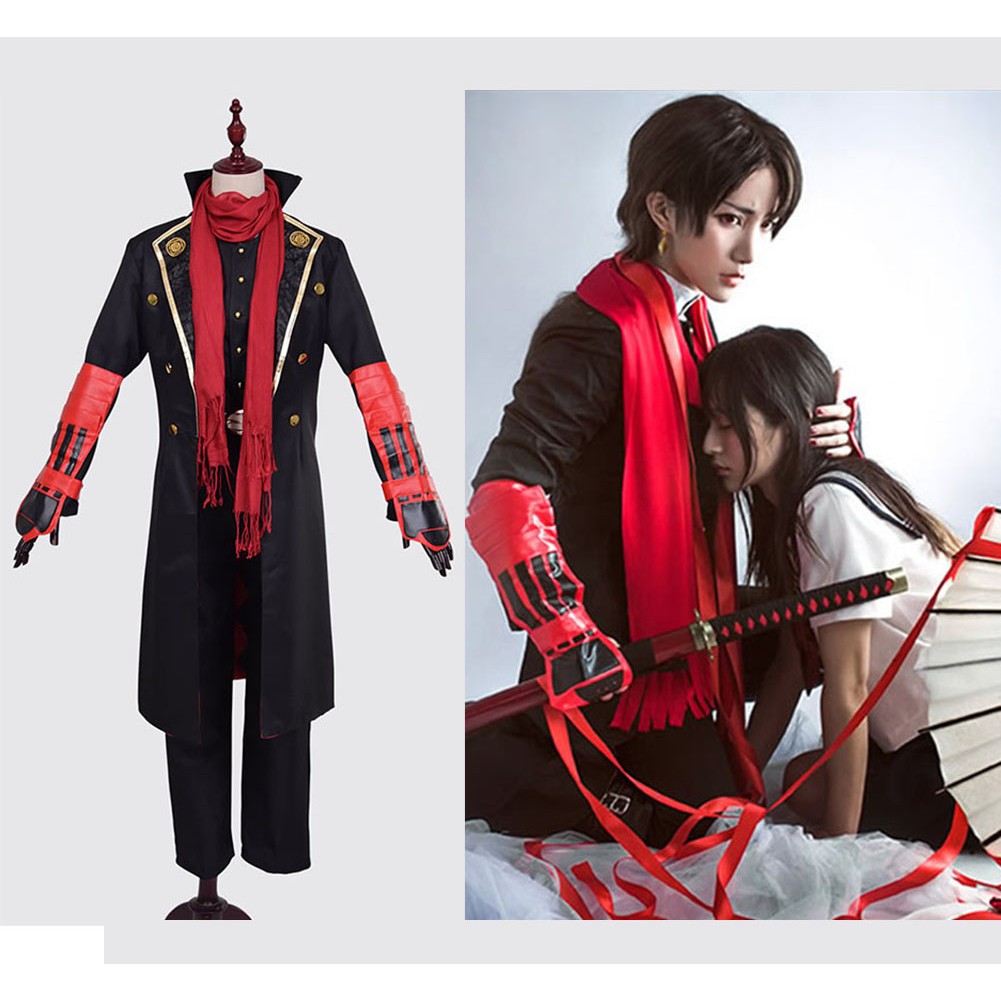 現貨特價 刀劍亂舞加州清光的cosplay服出陣服動漫服裝 蝦皮購物