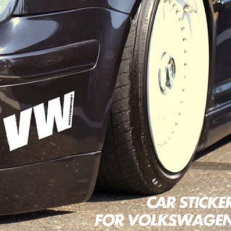 VW 個性車貼 貼紙 polo golf tiguan Beetle passat jetta GTI T-CROSS