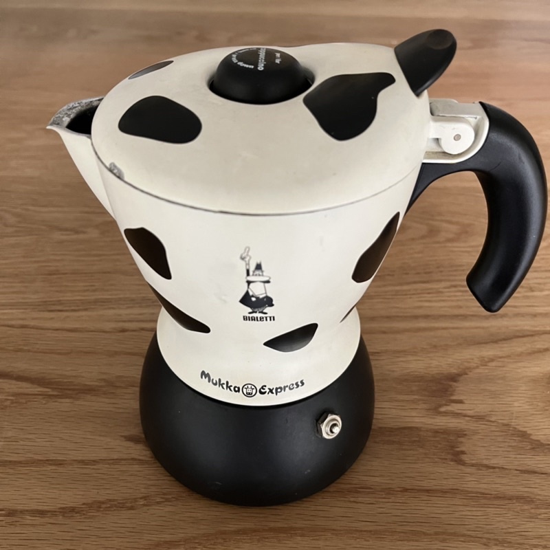 Bialetti Mukka express 2杯 乳牛 摩卡壺 義大利 咖啡 Lavazza alessi 蝦皮購物
