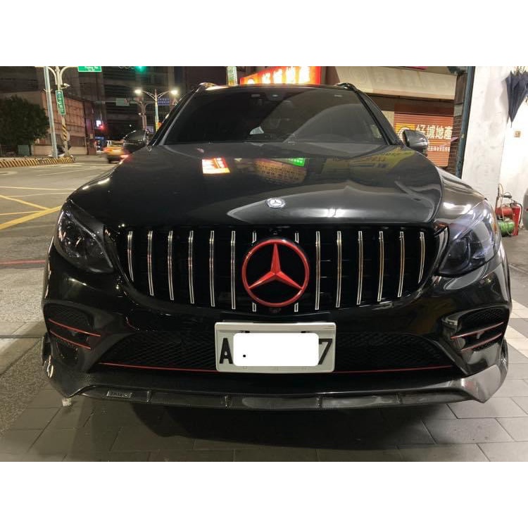 賓士 Benz W253 X253 B款碳纖維前下巴 GLC250碳纖前下巴 GLC300前唇 GLC43前下擾流