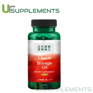 Swanson 斯旺森 Borage Oil 琉璃苣油 1000mg/60顆【你的補充品】