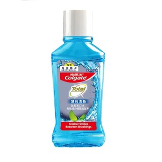 【全新】Colgate 高露潔 全效薄荷清新漱口水 60ml．儲存期限2023年．無酒精配方