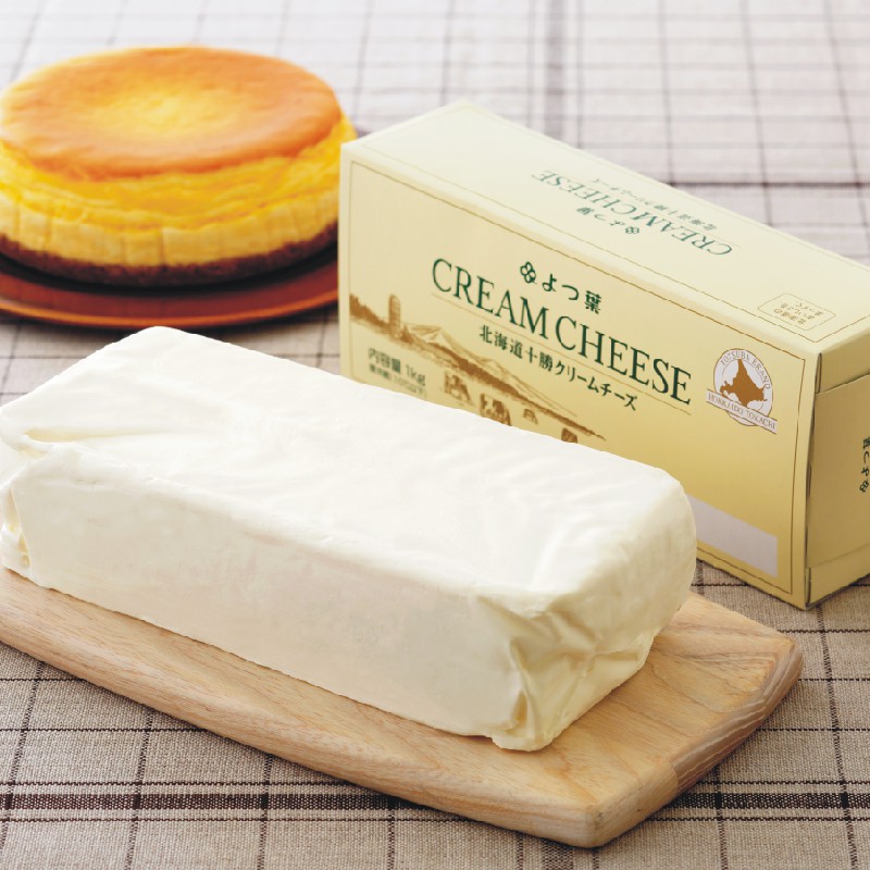 [低溫宅配] 四葉奶油乳酪 北海道 十勝 奶油乳酪 起司 1KG (原裝) ＊水蘋果＊O-077