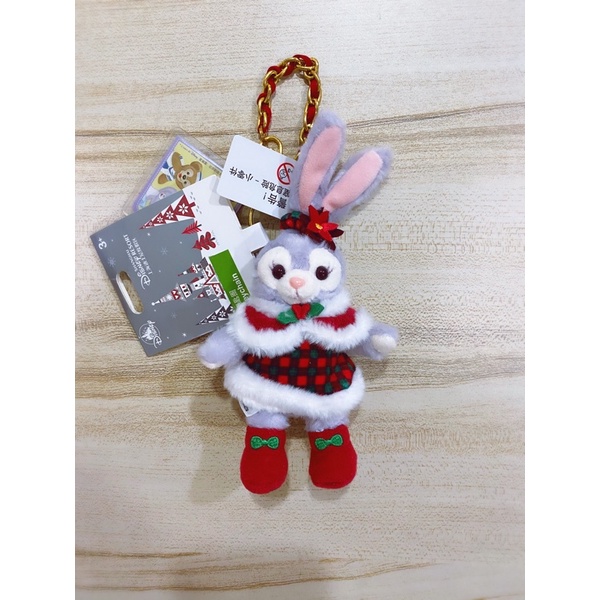 ［現貨在台］2018上海迪士尼 聖誕節 達菲Duffy雪莉玫 傑拉托尼 畫家貓 史黛拉兔 吊飾 鑰匙圈  玩偶娃娃