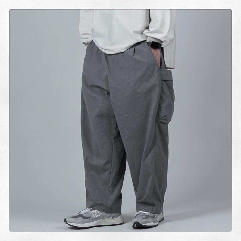 2022春夏新作 未使用 BEAUGAN Simple Work Pant Mud Painted Canvas