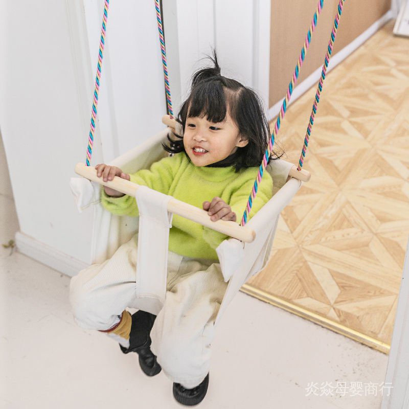 🌸🌸台灣現貨免運喔🌸🌸 鞦韆室內兒童吊籃家用寶寶小孩戶外庭院盪鞦千嬰幼兒室外座椅盪鞦韆熱賣