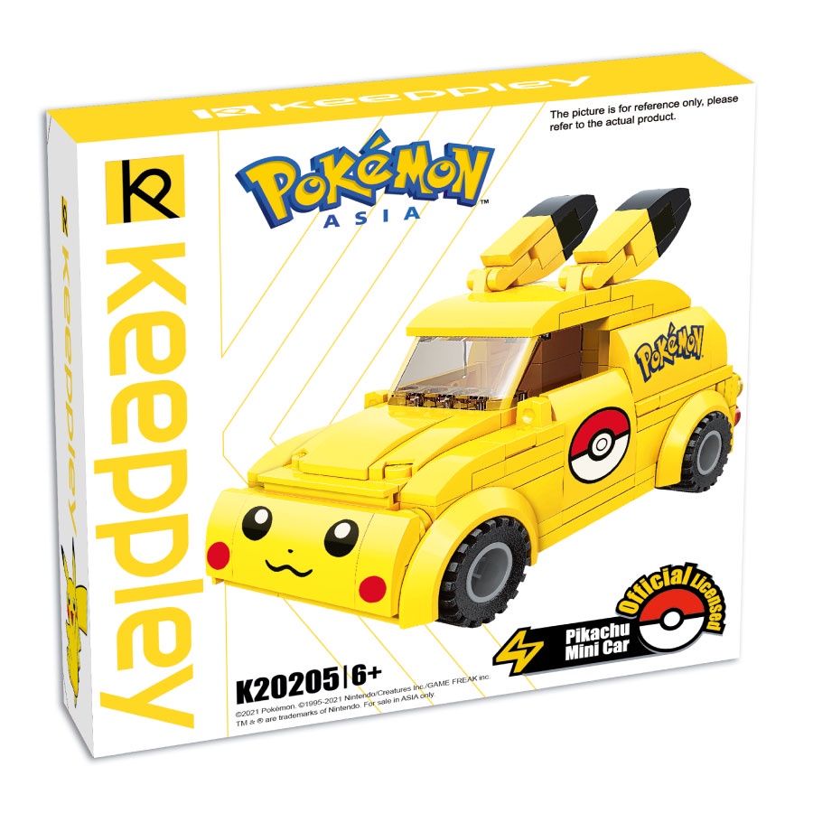 Qman皮卡丘迷你車積木 ToysRUs玩具反斗城