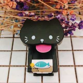《現貨》ANIMAL CAT 可愛小黑貓造型 MASKING TAPE CUTTER 紙膠帶臺