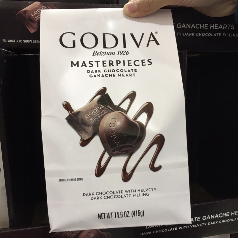 GODIVA 心型黑巧克力