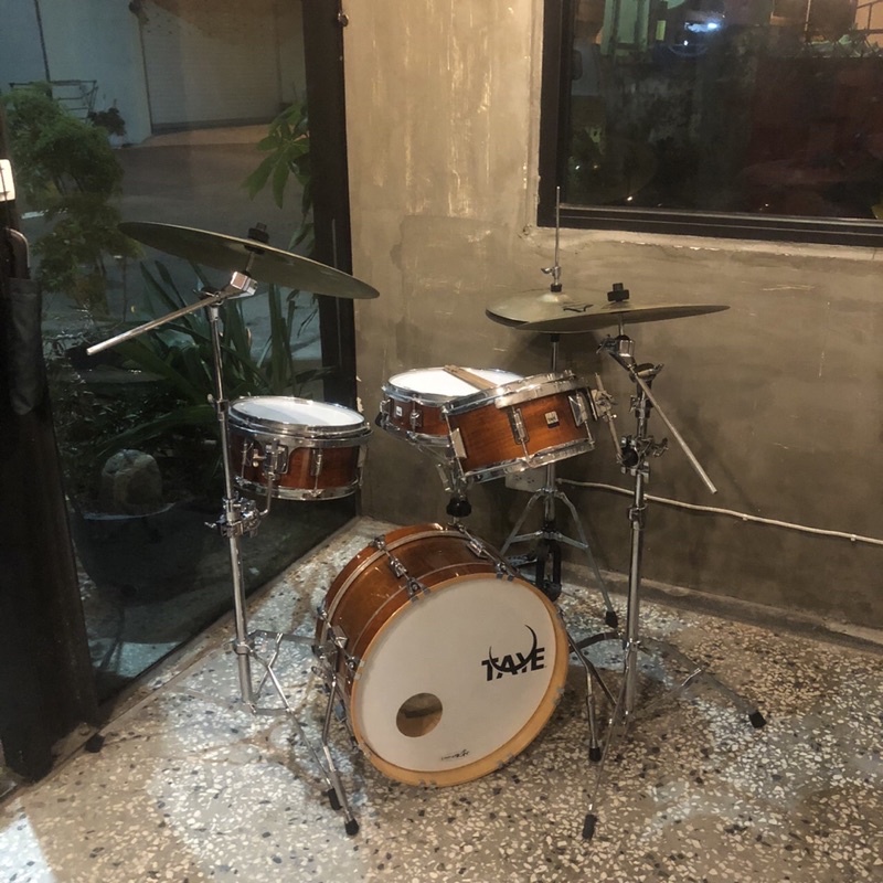 Taye Gokit Drum Set、 Zildjian A Custom Cymbals旅行爵士鼓、銅鈸組、銅鈸箱